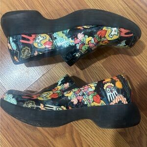 Unique Limited Edition Art Dansko Clogs